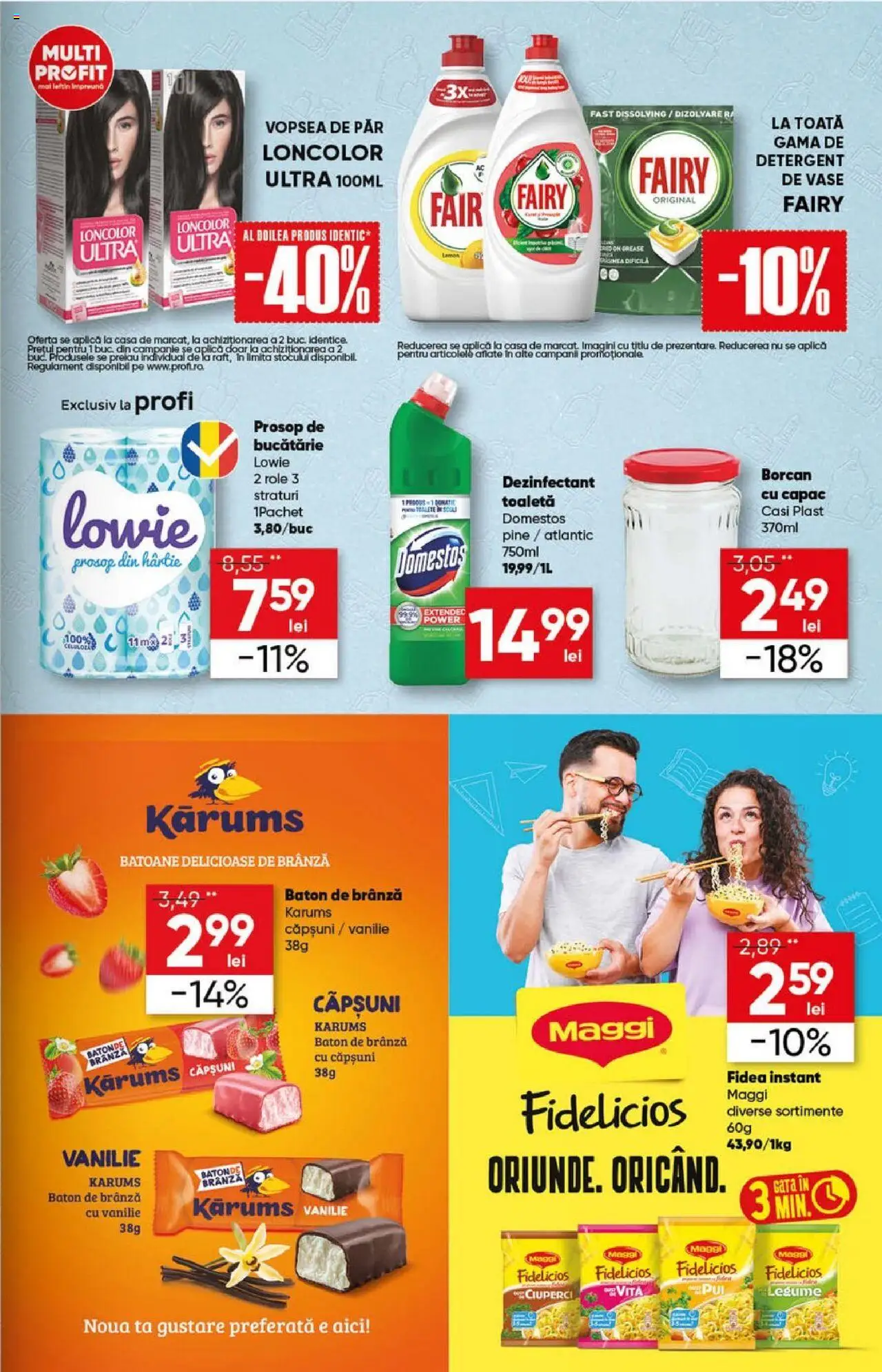 Noul catalog Profi – valabil de la 15.10.2025 | Pagină: 11 | Produse: Detergent, Căpșuni, Legume, Vopsea de păr