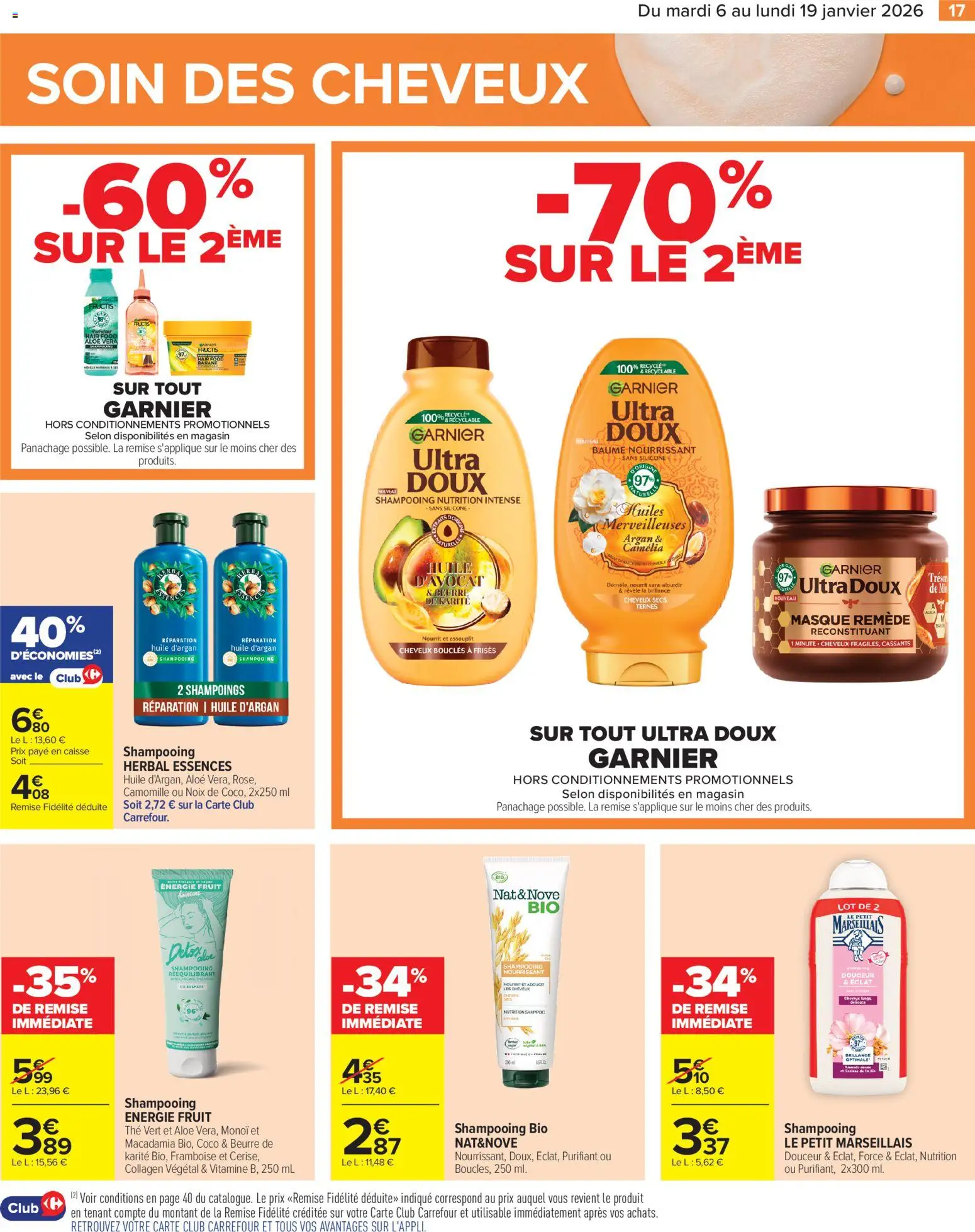 {H1} | Page: 19 | Produits: Energie Fruit, Framboise, Thé, Noix