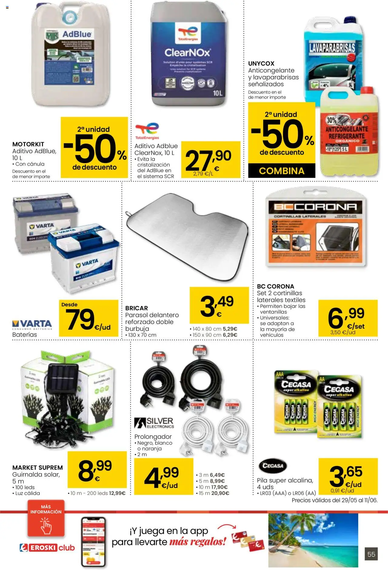 Eroski folleto │ válido desde el 29.05.2025 | Página: 55 | Productos: Juega