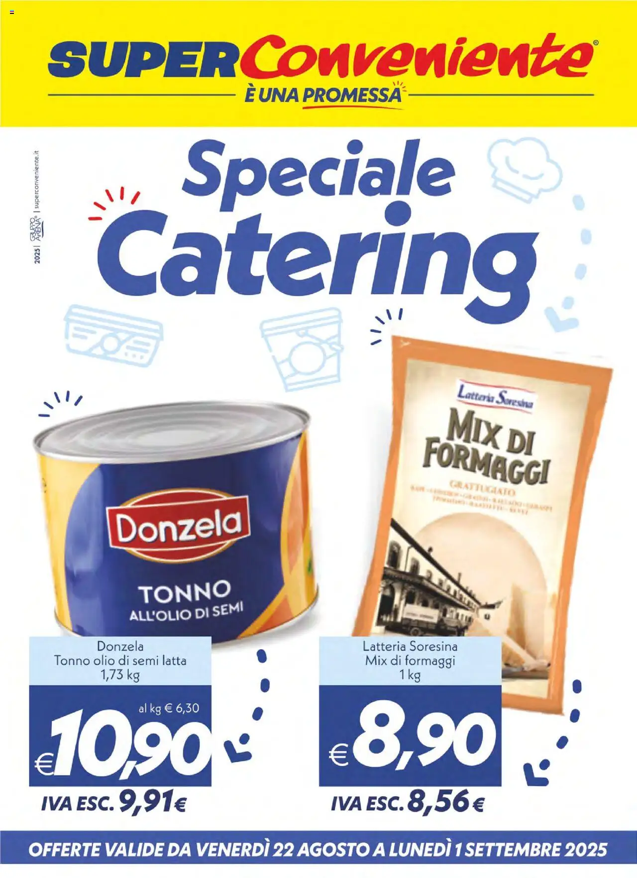 Volantino SuperConveniente del 22.08.2025 | Pagina: 1 | Prodotti: Olio, Tonno