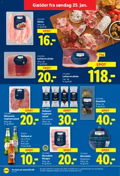Lidl - Tilbudsavis gyldig fra 25.01.2026 | Side: 12 | Produkter: Salami, Skinke, Øl, Søm