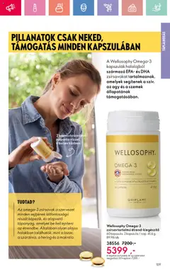 Oriflame akciós ujság - amely érvényes a következő dátumtól: 17.08.2025 | Oldal: 109 | Termékek: Omega 3, Ágy, Hering