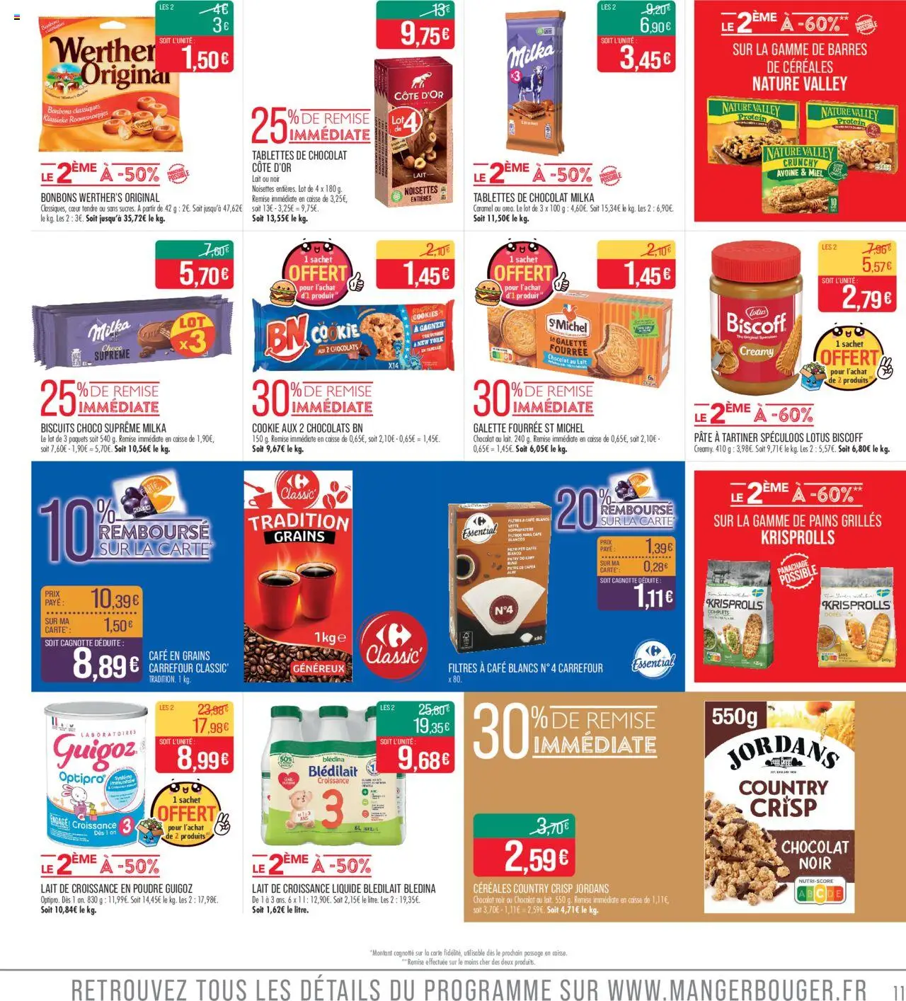  | Page: 13 | Produits: Lait de croissance, Cookies, Café, Biscuits