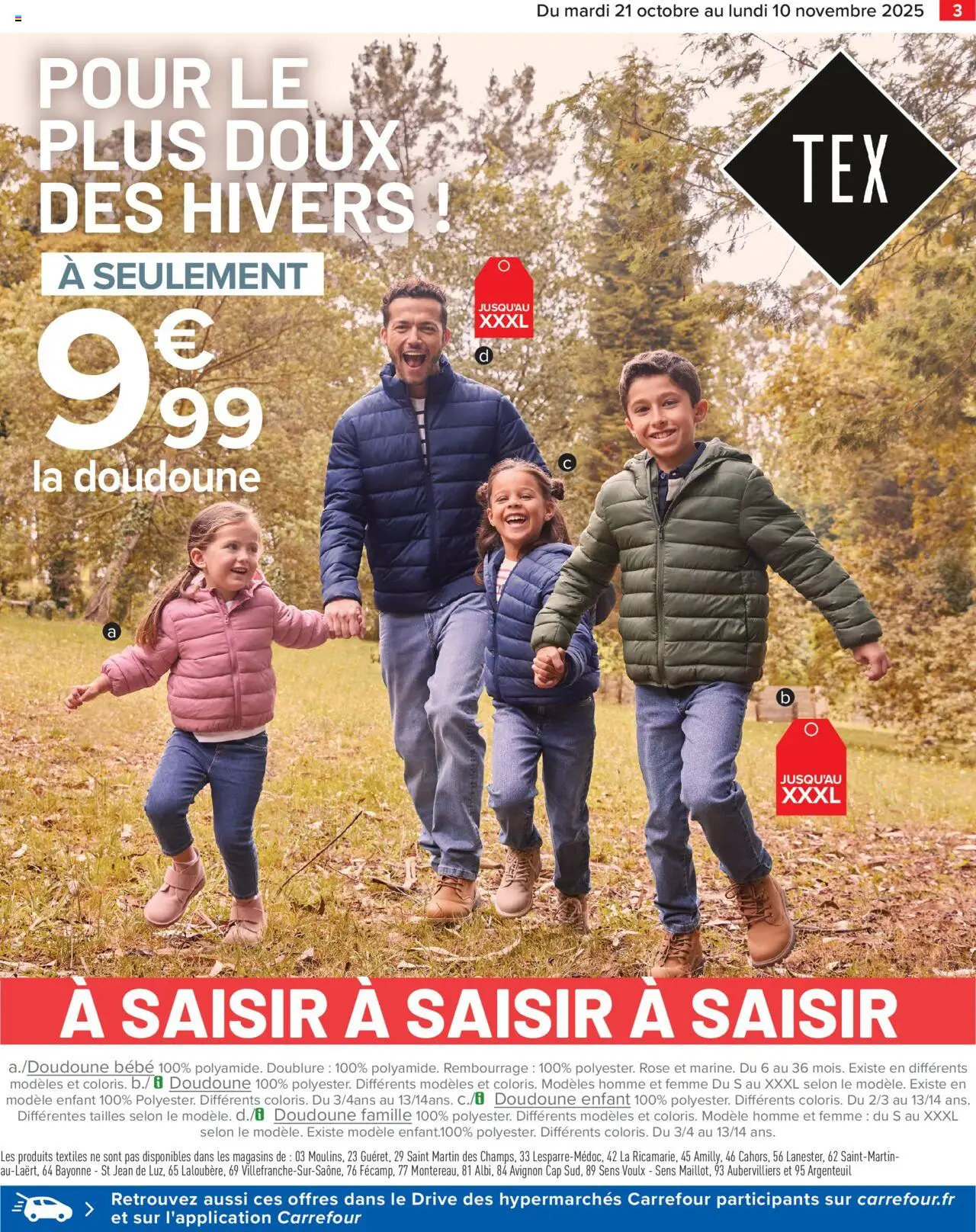{H1} | Page: 3 | Produits: Doudoune