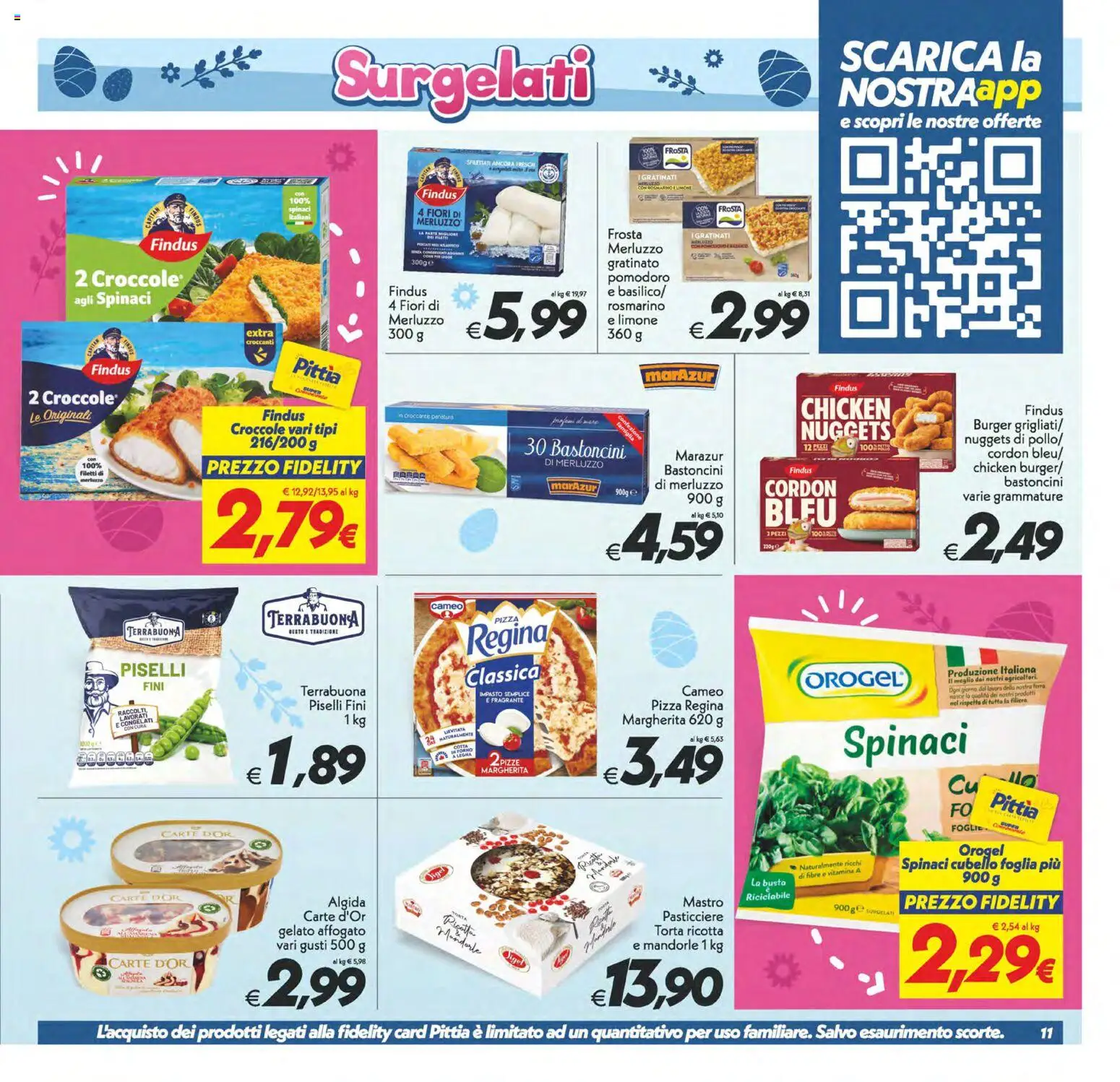 Volantino SuperConveniente del 27.03.2026 | Pagina: 11 | Prodotti: Mandorle, The, Torta, Forno