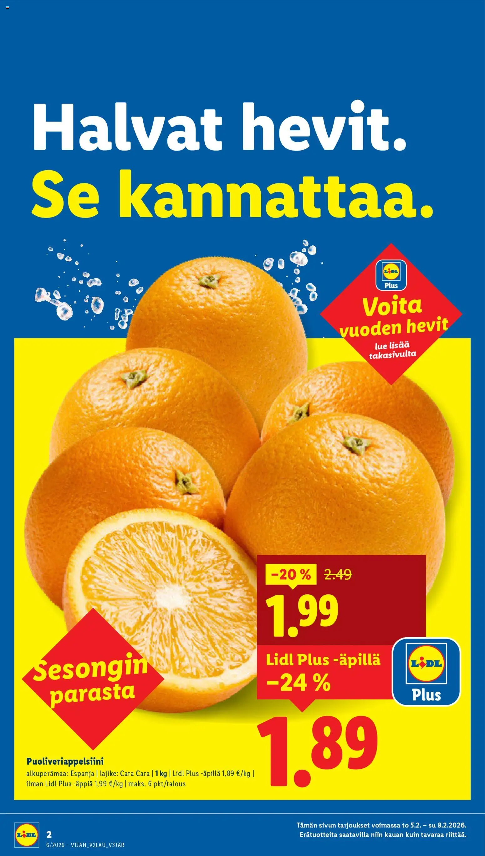 Lidl tarjoukset – voimassa 05.02.2026 alkaen | Sivu: 2