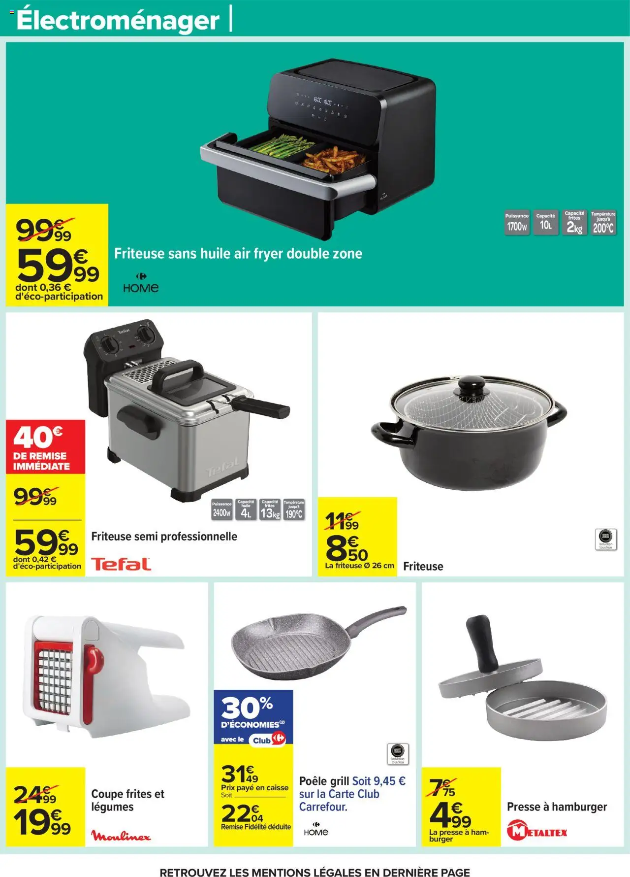 {H1} | Page: 28 | Produits: Grill, Friteuse, Air fryer, Huile