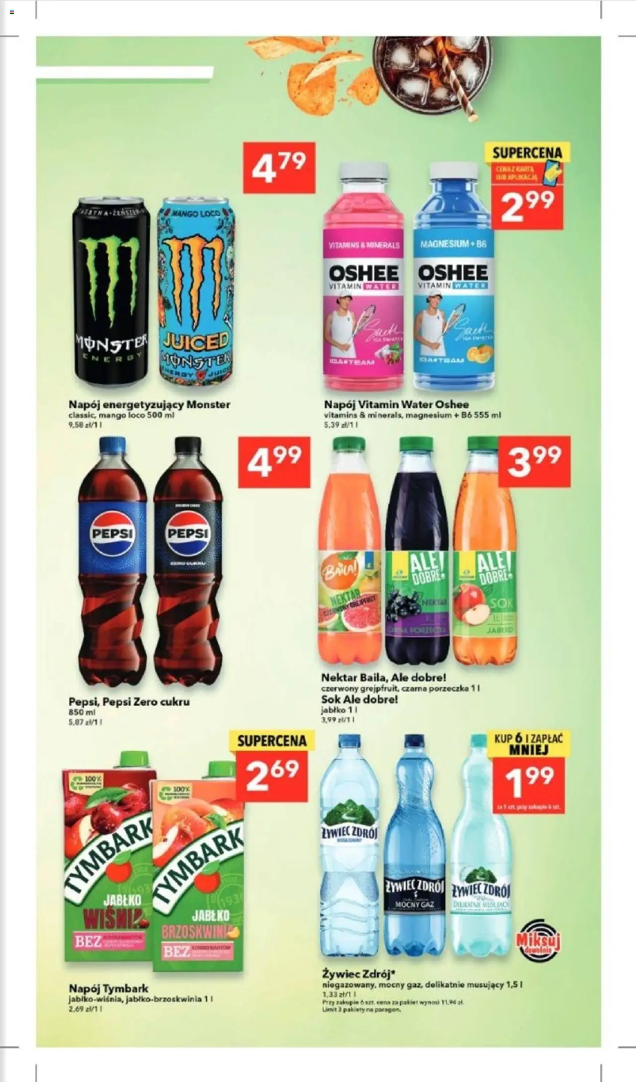Lewiatan gazetka - Katowice od 23.10.2025 | Strona: 10 | Produkty: Mango, Pepsi, Porzeczka, Sok