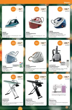 Fust Aktionen ab 01.01.2025 gültig | Seite: 5 | Produkte: Nähmaschine, Bügeleisen, Philips