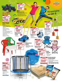 Náhled letáku Globus leták - Jaro od 18.03.2026 | Strana: 11 | Produkty: Pískoviště, Nářadí, Trampolína, Židle