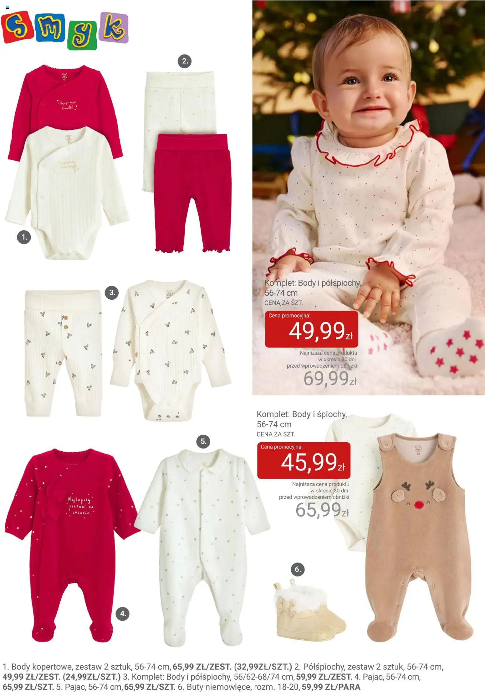 Smyk Gazetka od 02.12.2025 | Strona: 50 | Produkty: Buty, Body