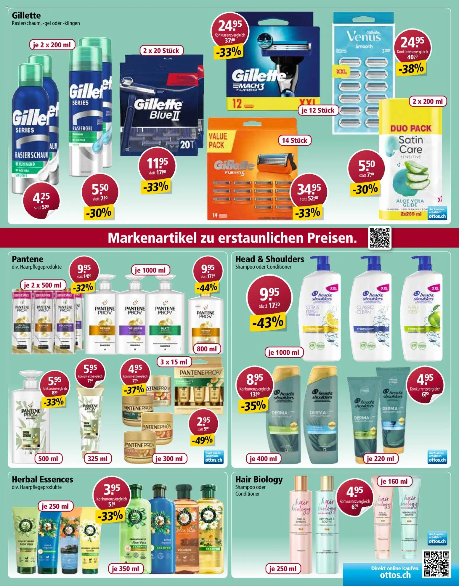 Otto's Aktionen – gültig ab 23.02.2026 | Seite: 3 | Produkte: Shampoo, Conditioner, Rasierschaum