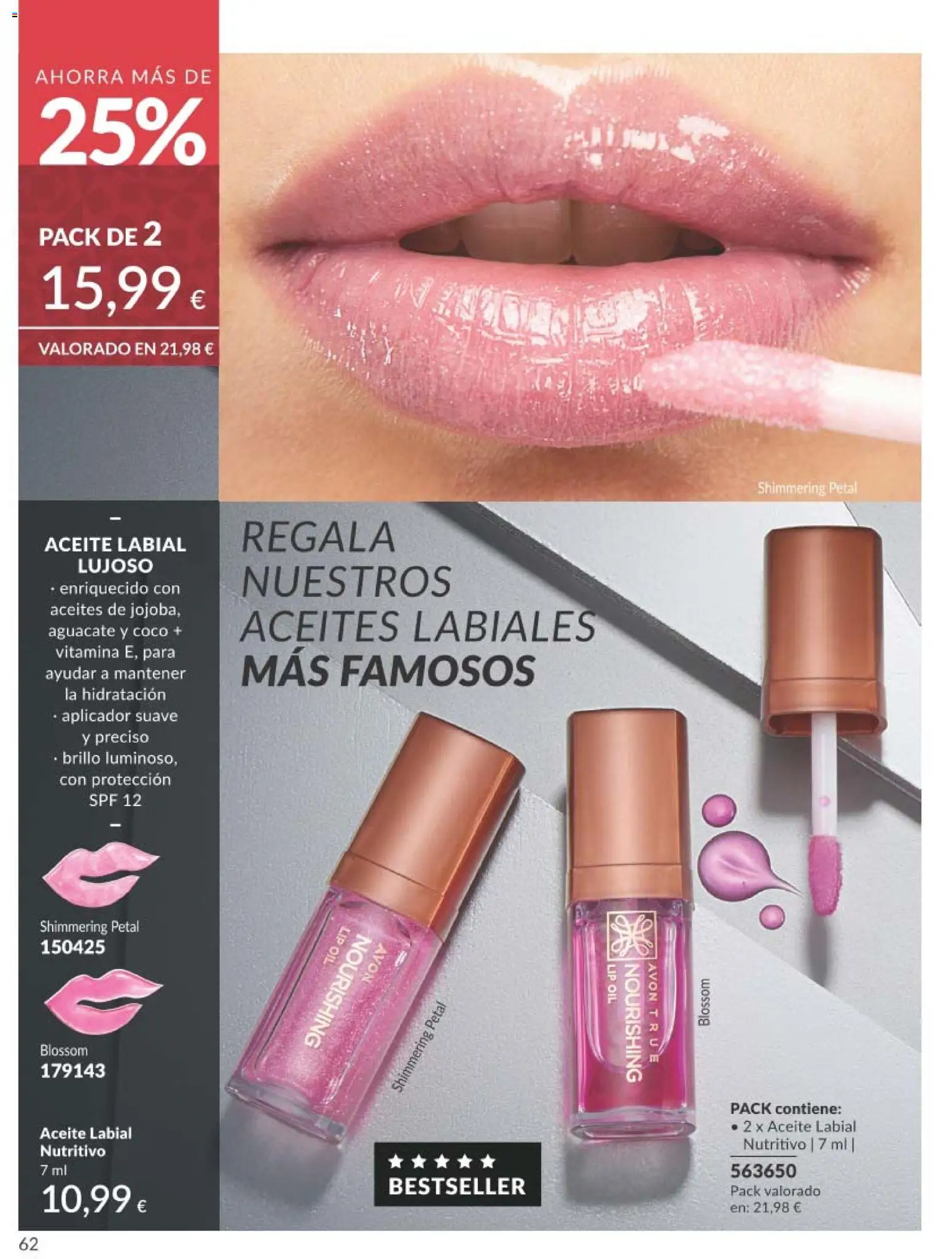 Catálogo AVON campaña 11 Black Friday │ válido desde el 01.11.2025 | Página: 62 | Productos: Aceite, Τυρόπιτα
