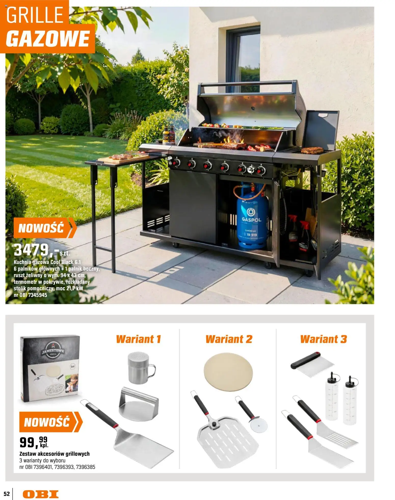 OBI gazetka - Ogród od 11.03.2026 | Strona: 52 | Produkty: Termometr, Ruszt