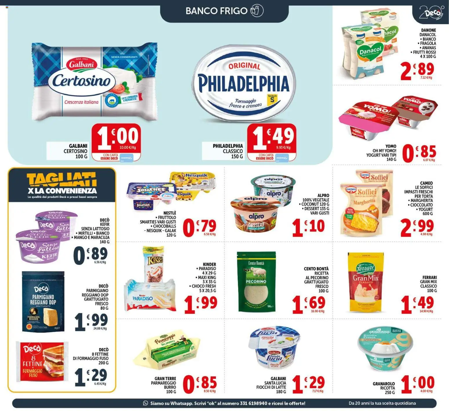 Volantino Decò del 17.03.2026 | Pagina: 11 | Prodotti: Cioccolato, Fiocchi, Burro, Ananas