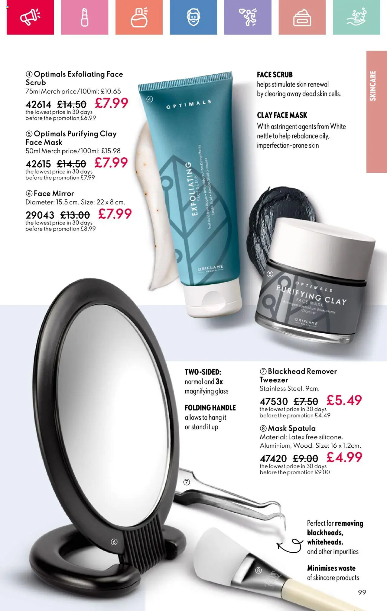  | Page: 99 | Products: Mirror, Handle, Mask, Algues