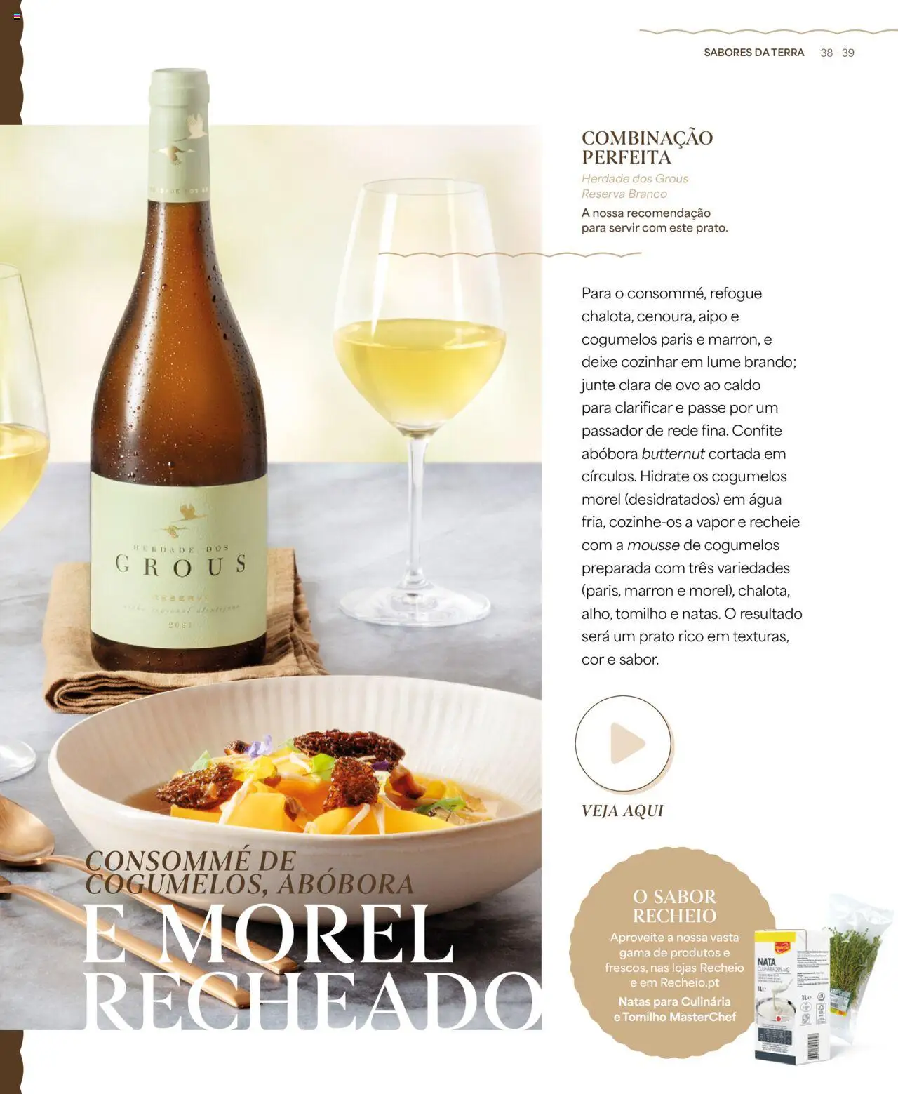 Recheio - Recheio da Terra │ válido de 25.09.2025 | Página: 39 | Produtos: Abóbora, Nata, Cogumelos, Natas