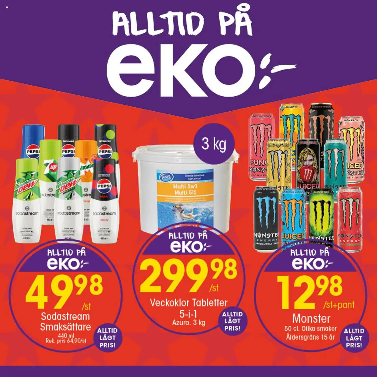 EKO reklamblad aktuell från 18.08.2025 | Sida: 6 | Produkter: Pepsi, Sodastream