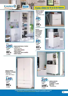 Vista previa E.Leclerc - Miranda de Ebro válido desde el 18.02.2026 | Página: 15 | Productos: Casque moto, Cocina, Armario