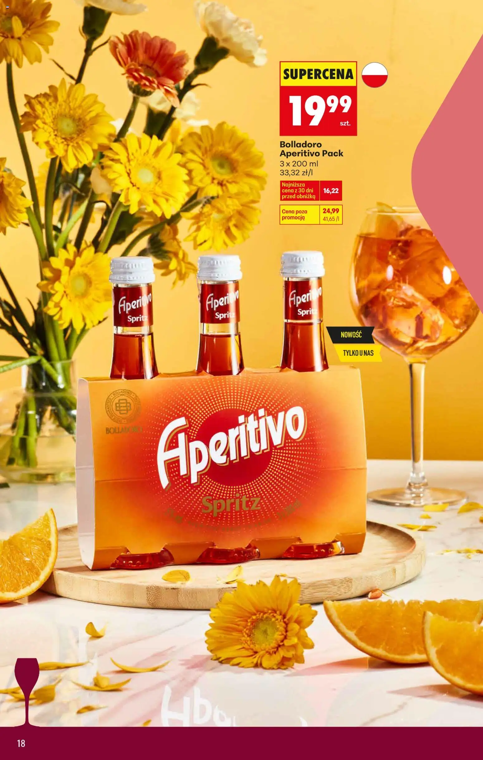 Biedronka Polsko leták - Czas na toast od 23.02.2026 | Strana: 22 | Produkty: Spritz, Aperitivo
