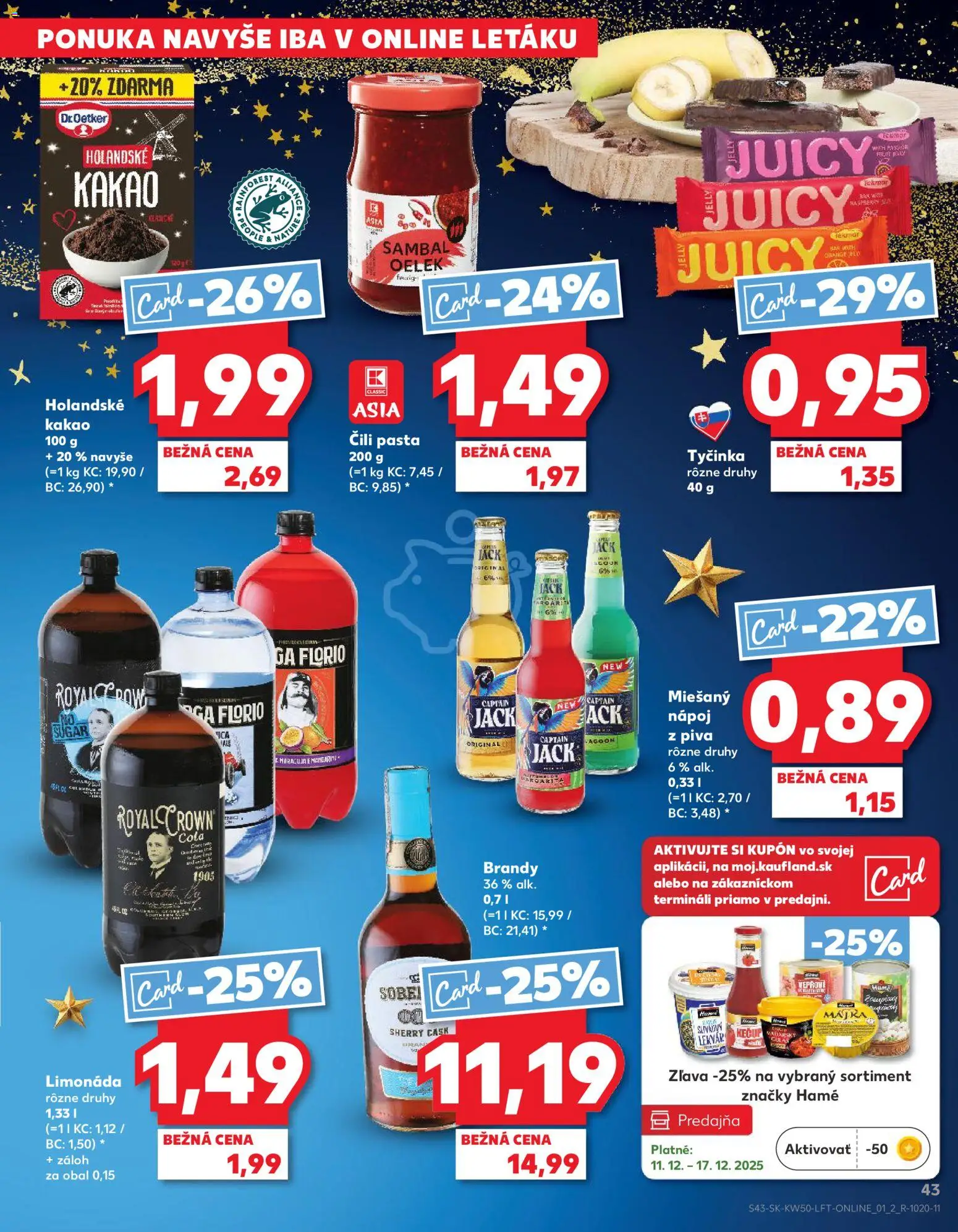 Nové Kaufland akcie – leták je platný od 11.12.2025 | Strana: 43