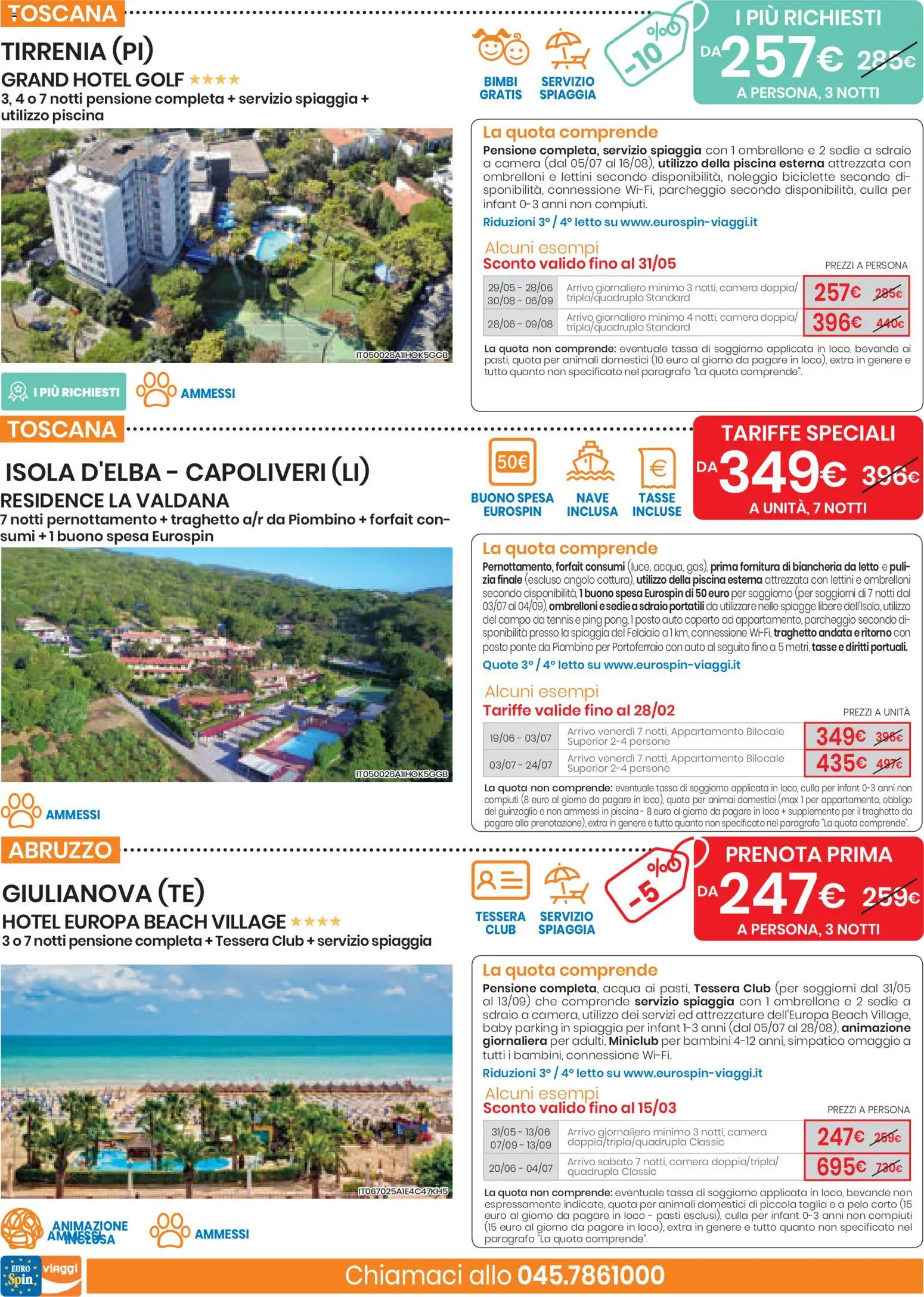 Volantino Eurospin del 11.02.2026 | Pagina: 4 | Prodotti: Tè, Acqua, Culla, Letto