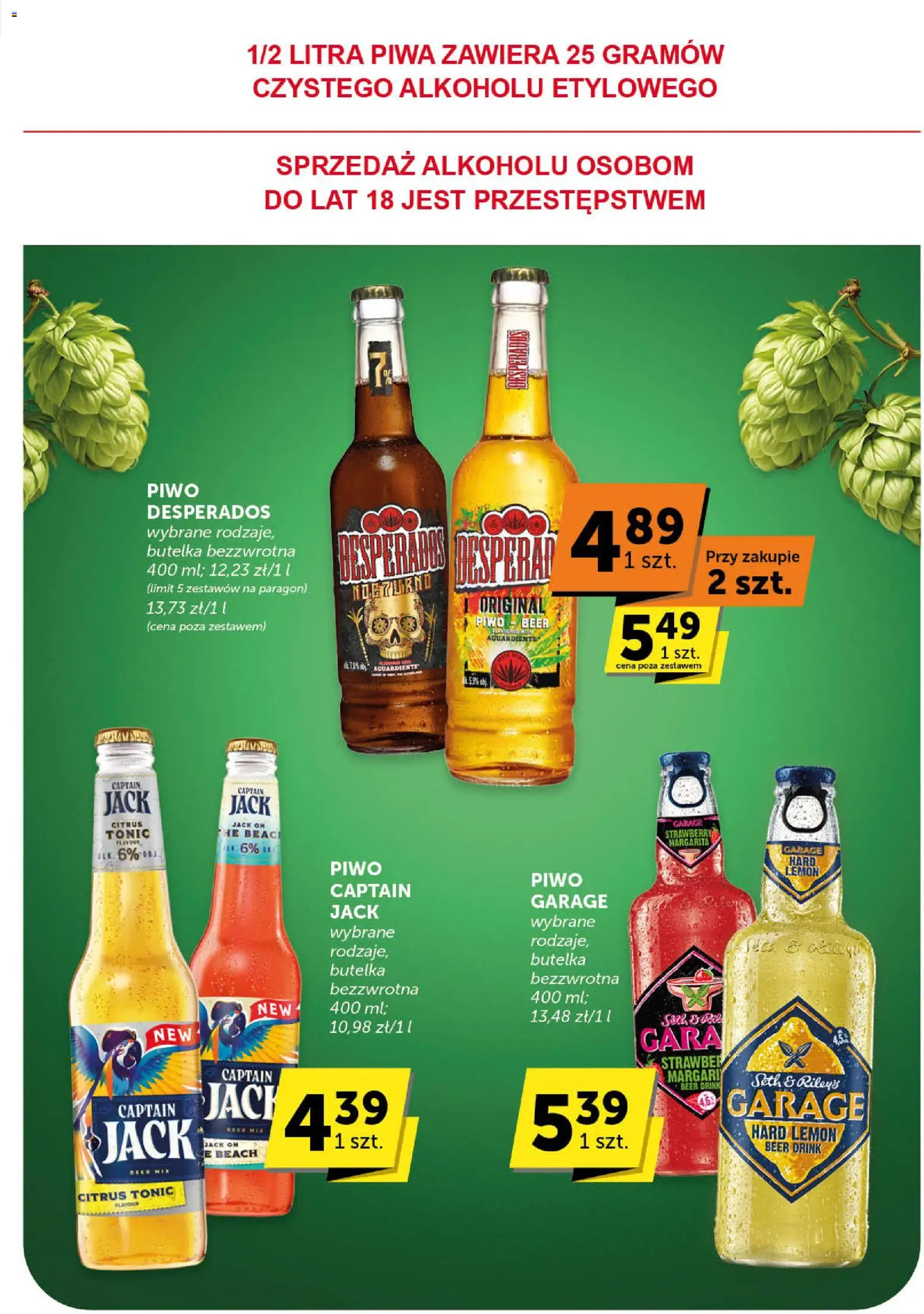 Euro Sklep Gazetka od 19.02.2026 | Strona: 26 | Produkty: Piwo Desperados, Piwo