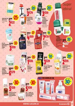E.leclerc katalog akcije – veljaven od 28.01.2026 | Stran: 31 | Izdelki: Krema, Milo, Gel za tusiranje, Sol