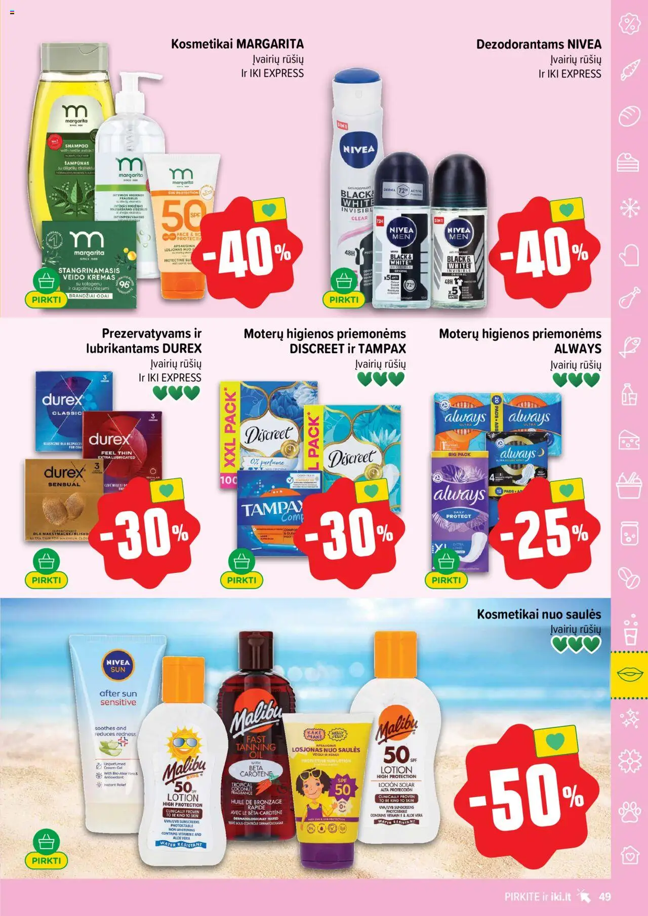 IKI - Leidinys│galioja nuo 11.08.2025 | Puslapis: 49 | Prekių: Šampūnas, Kremas, Prausiklis