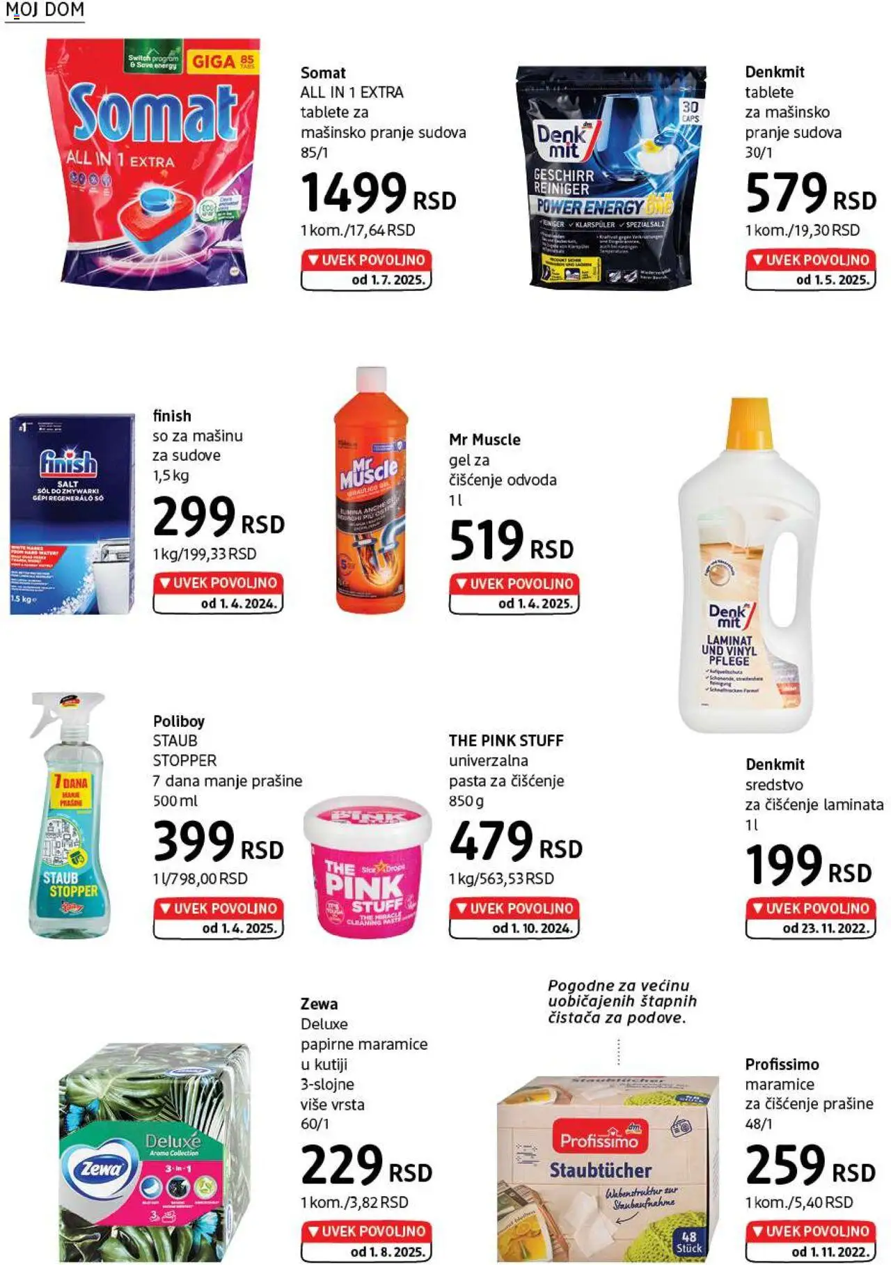 DM Drogerie katalog - važi od 01.08.2025 | Strana: 38 | Proizvode: Somat, Finish, So