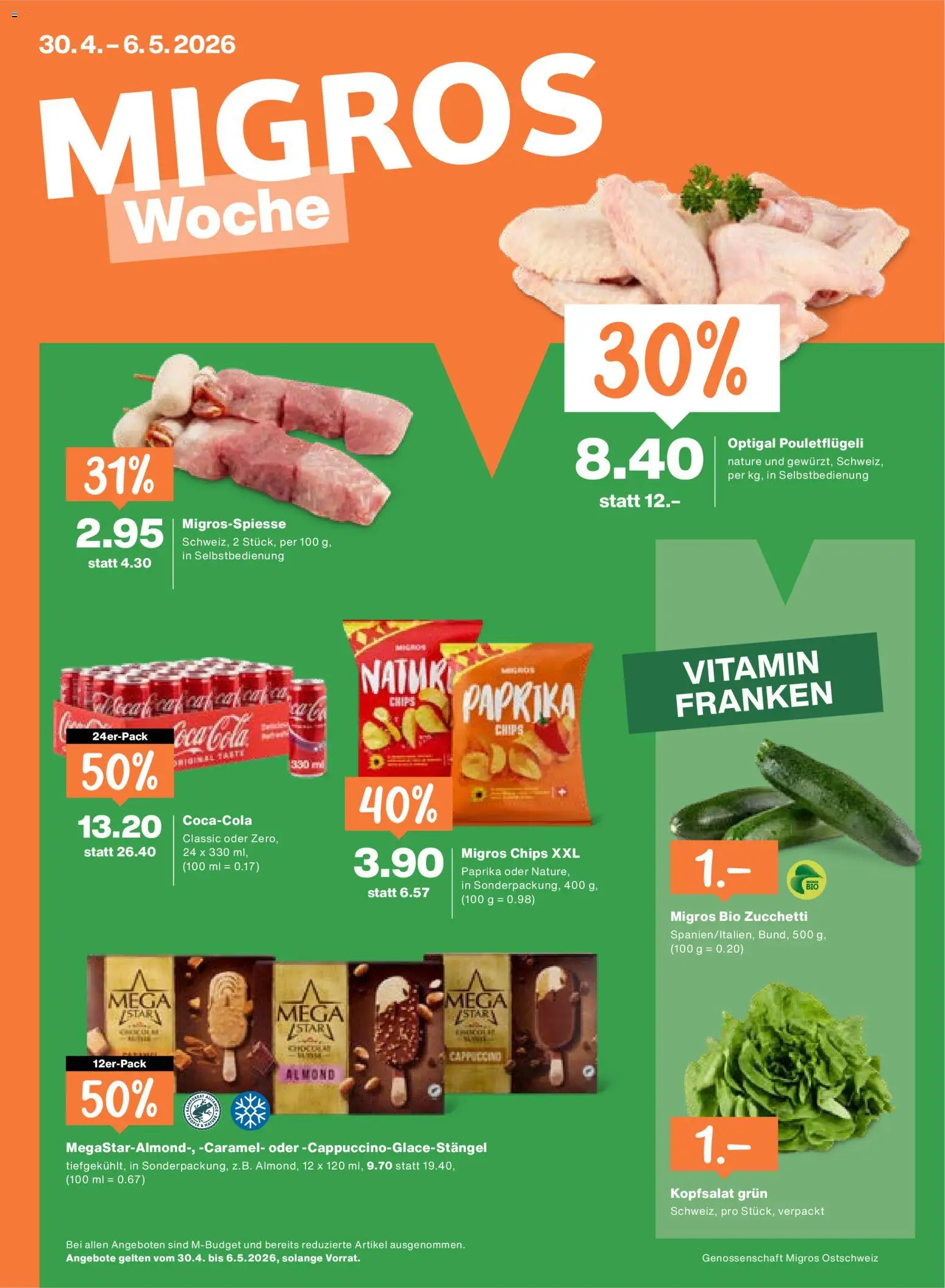 🛍️ Migros aktionen ab 30.04.2026 » Entdecken Sie exklusive Rabatte und sparen Sie noch heute! 💰 | Schweiz