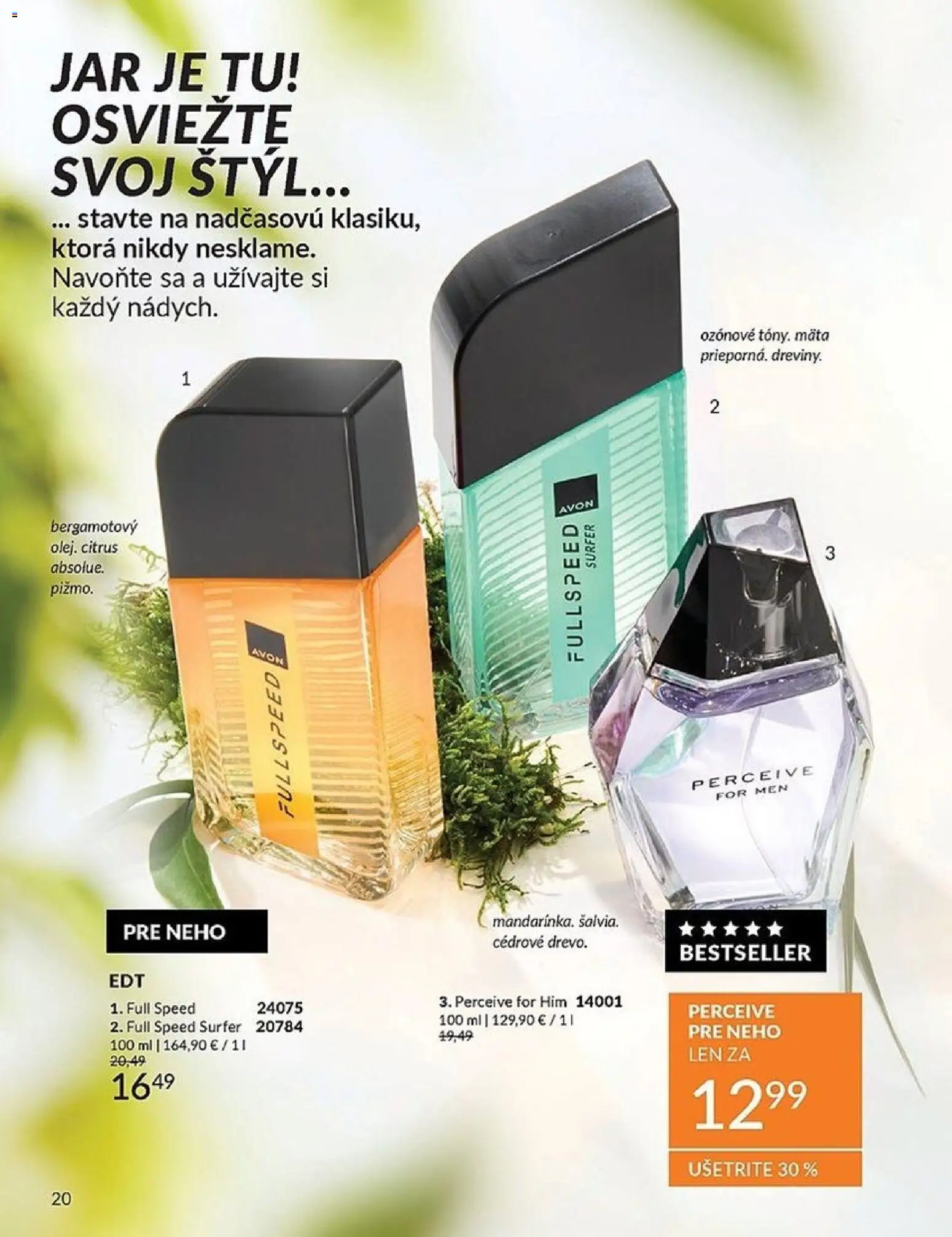 Nové Avon akcie – leták je platný od 01.04.2026 | Strana: 20 | Produkty: Jar