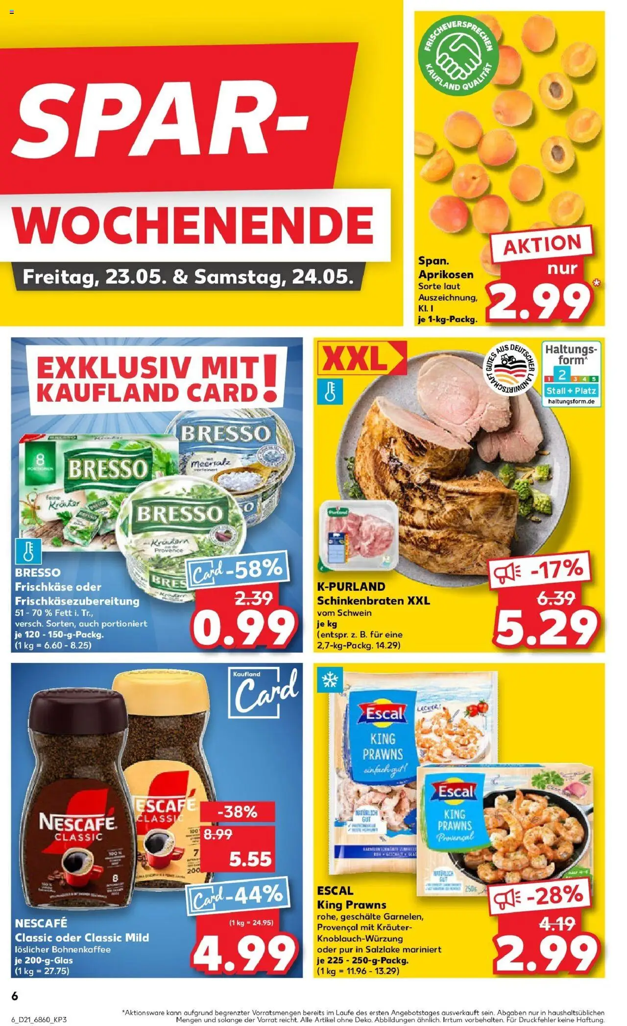 Kaufland prospekt Bad Kreuznach	 - gültig ab dem 22.05.2025 | Seite: 6 | Produkte: Nescafe, Bresso, Nescafe classic, Frischkase