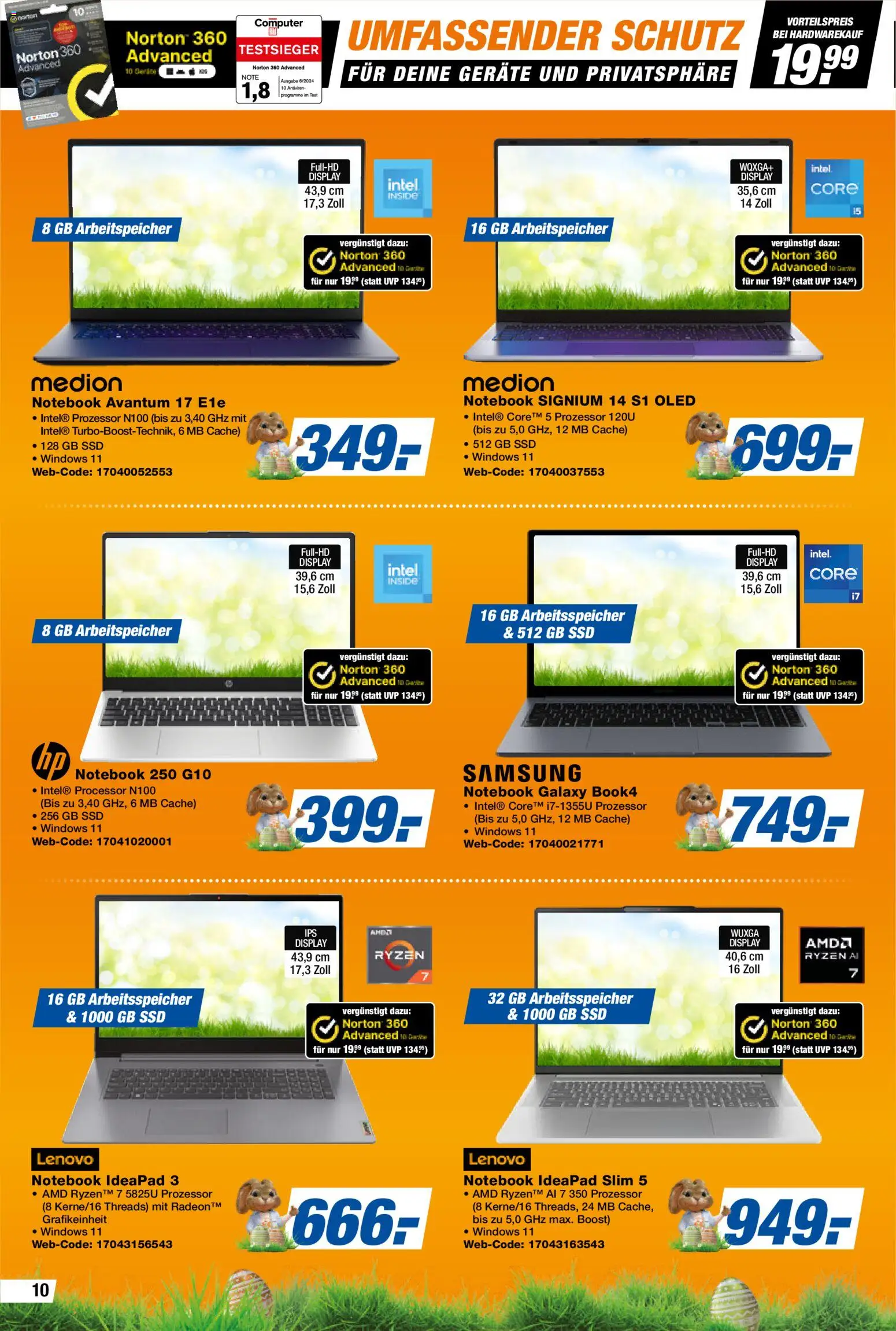 Expert Prospekt 	 – gültig ab 03.04.2026 | Seite: 10 | Produkte: Lenovo, Samsung, Notebook, Computer