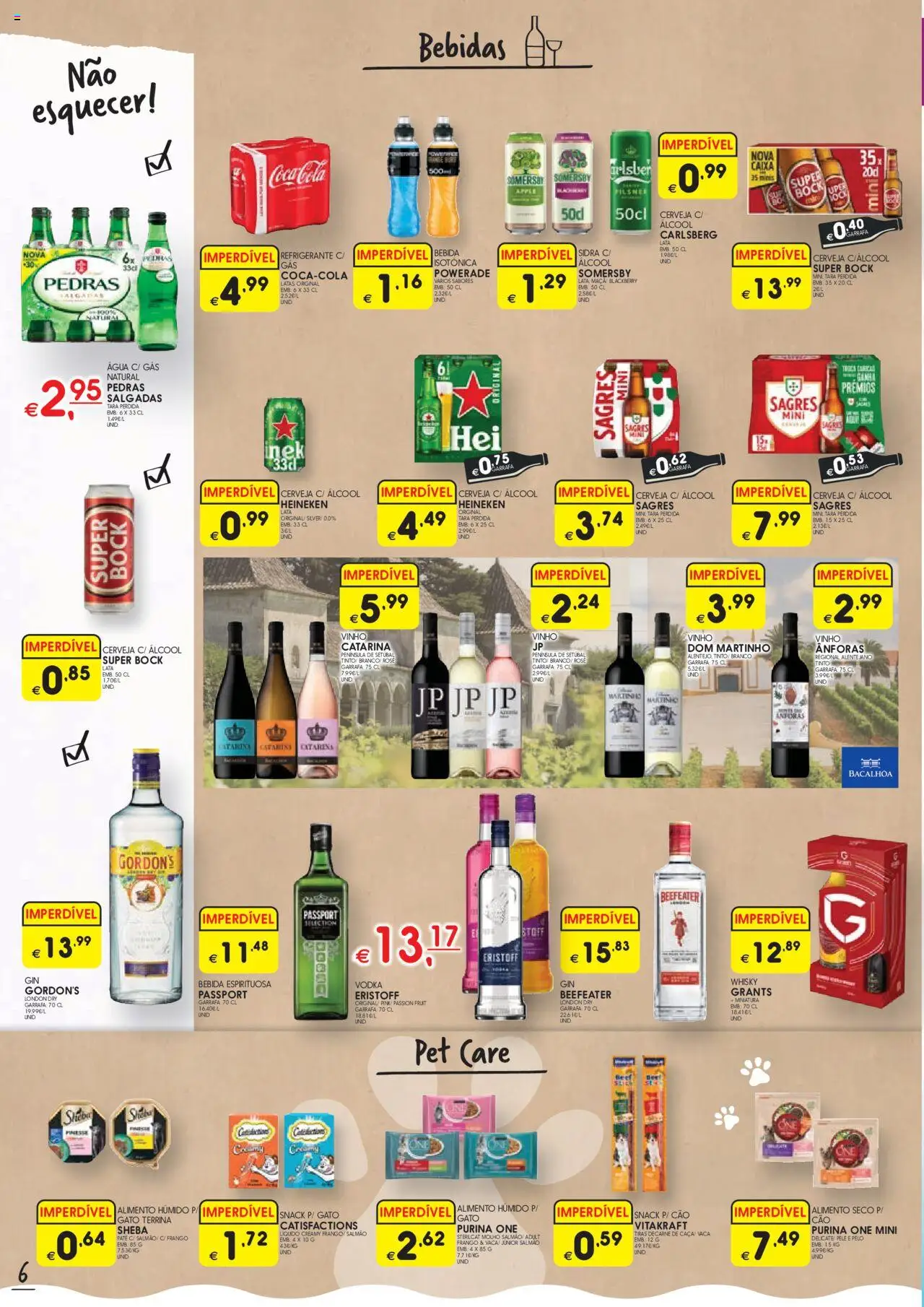 Meu Super folheto │ válido de 18.09.2025 | Página: 6 | Produtos: Agua, Refrigerante, Purina one, Somersby