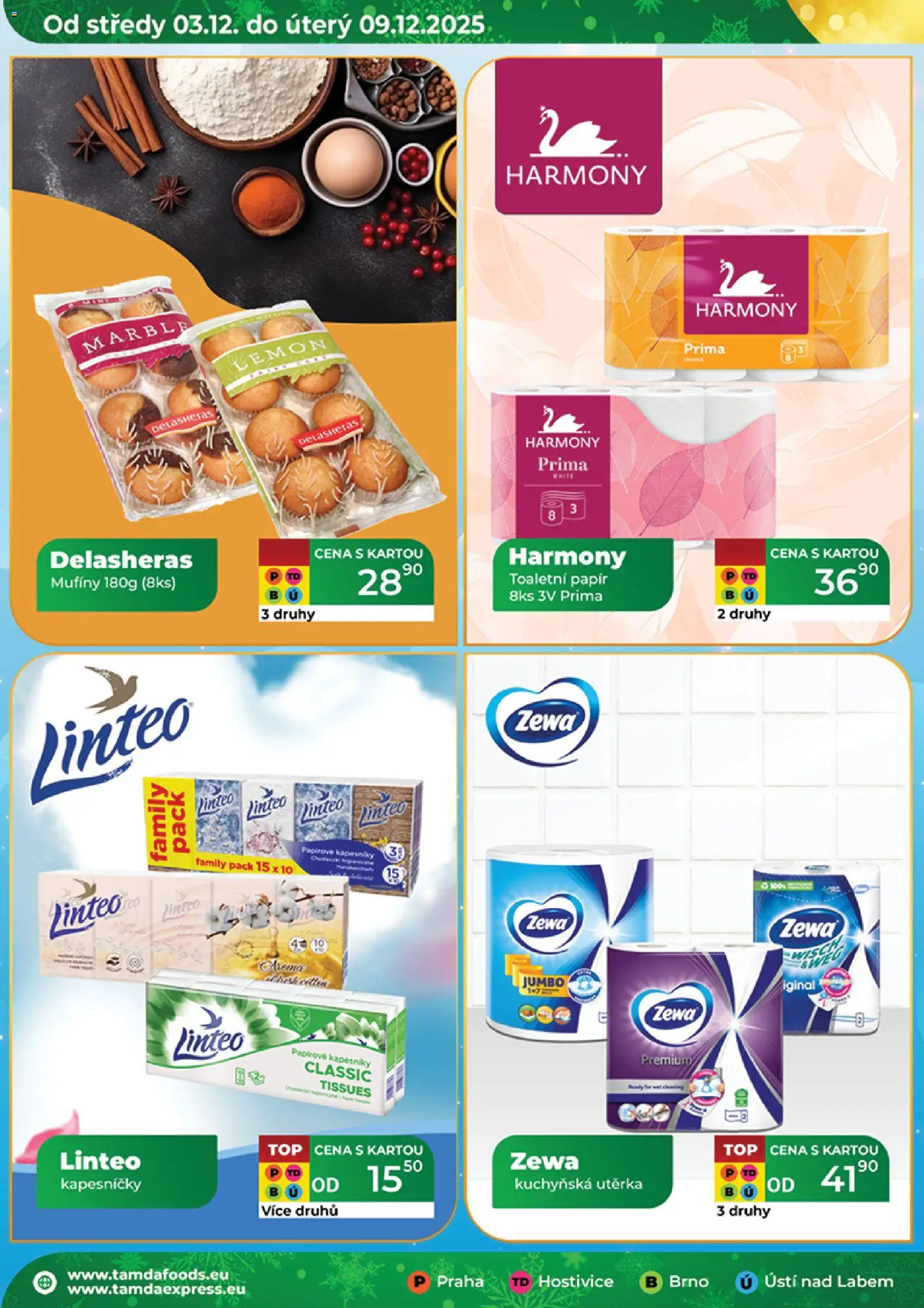Tamda Foods leták od 03.12.2025 | Strana: 18 | Produkty: Toaletní papír, Papírové kapesníky, Zewa, Utěrka