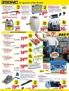 Zgonc - Flugblatt Oktober II 2025 ab 15.10.2025 gültig | Seite: 16 | Produkte: Batterie, Öl