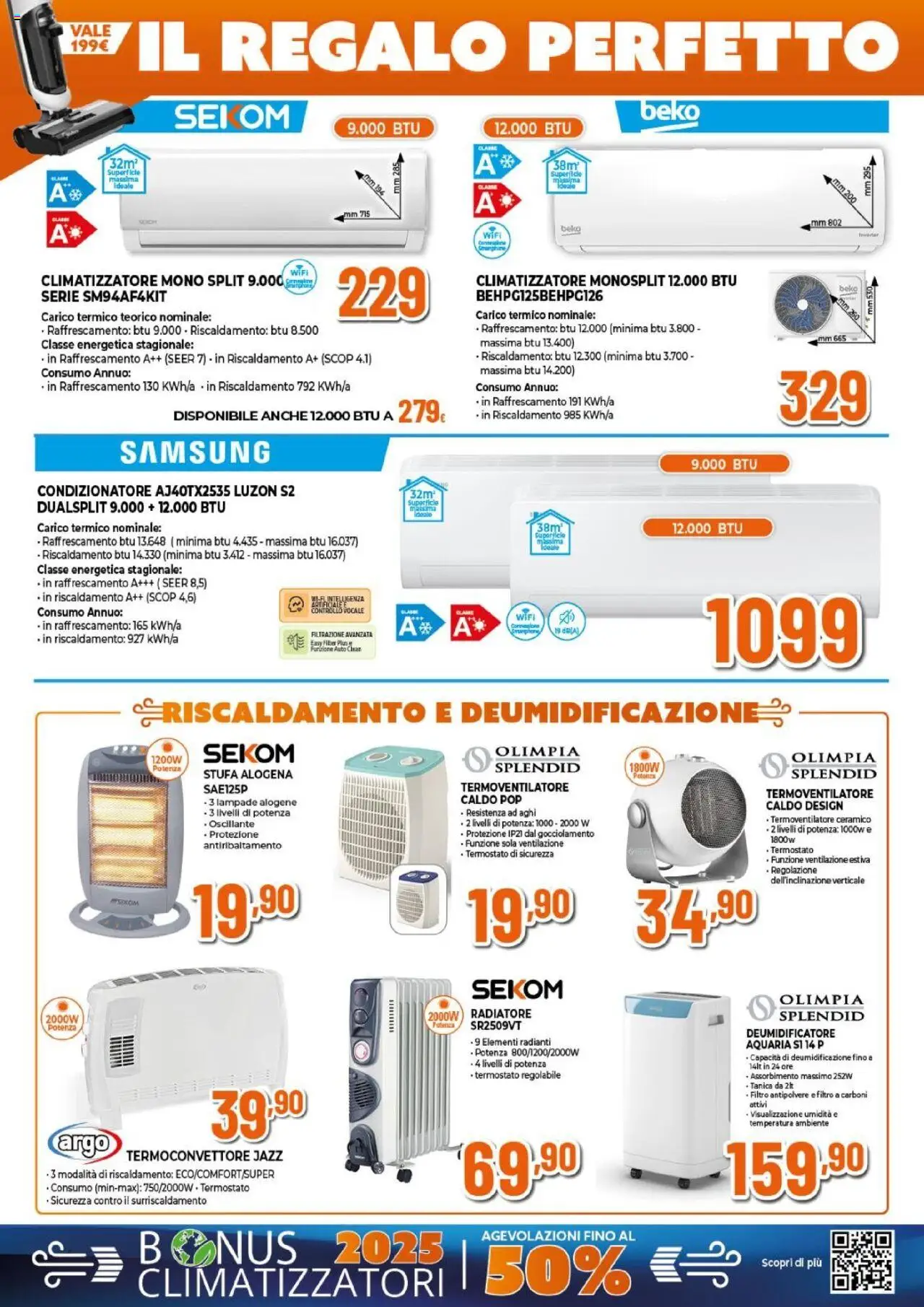 Volantino Expert del 16.10.2025 | Pagina: 7 | Prodotti: Climatizzatore, Deumidificatore, Tanica, Samsung