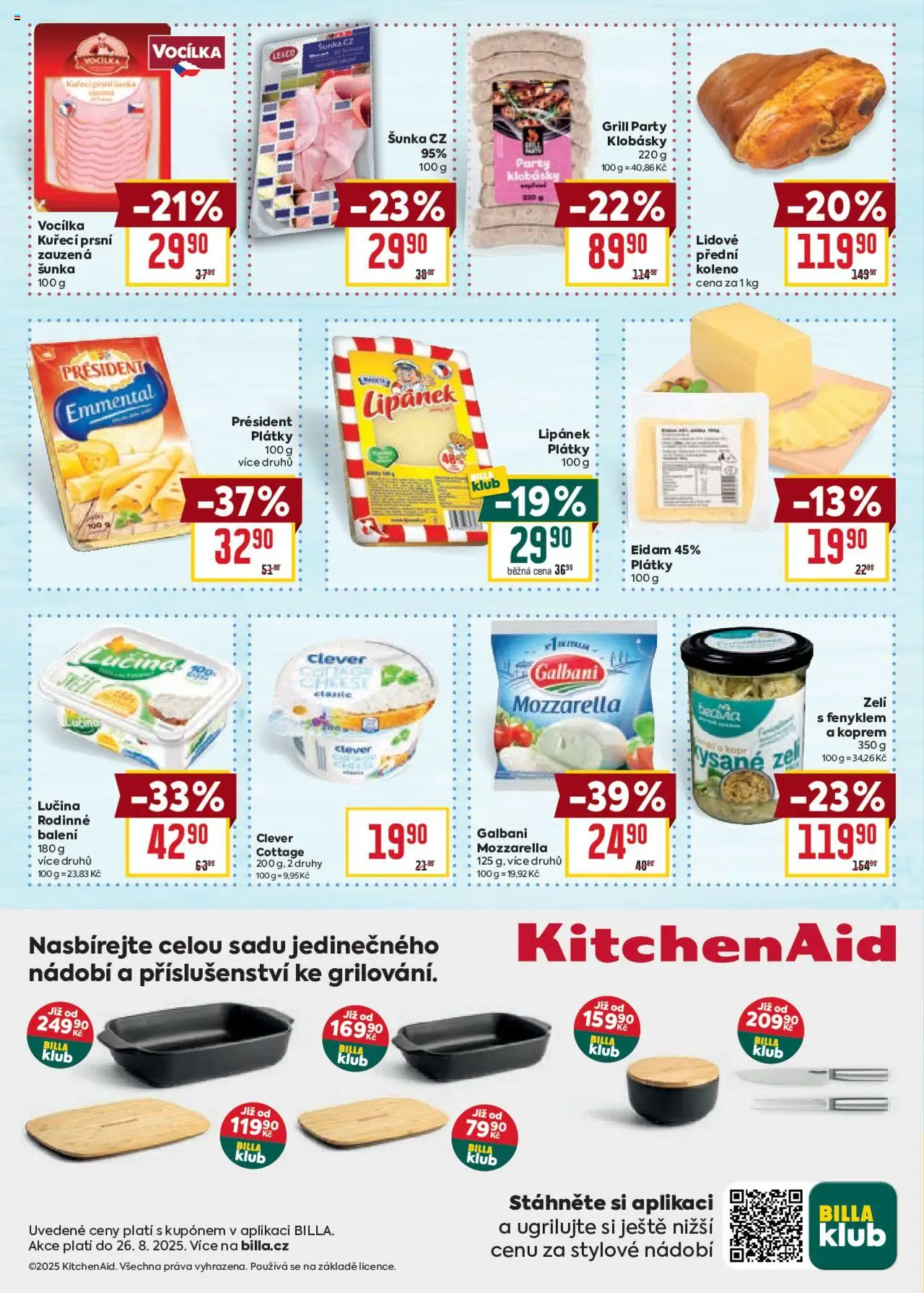 Billa Velký leták od 18.06.2025 | Strana: 14 | Produkty: Lipánek, Eidam, Klobásky, Cottage