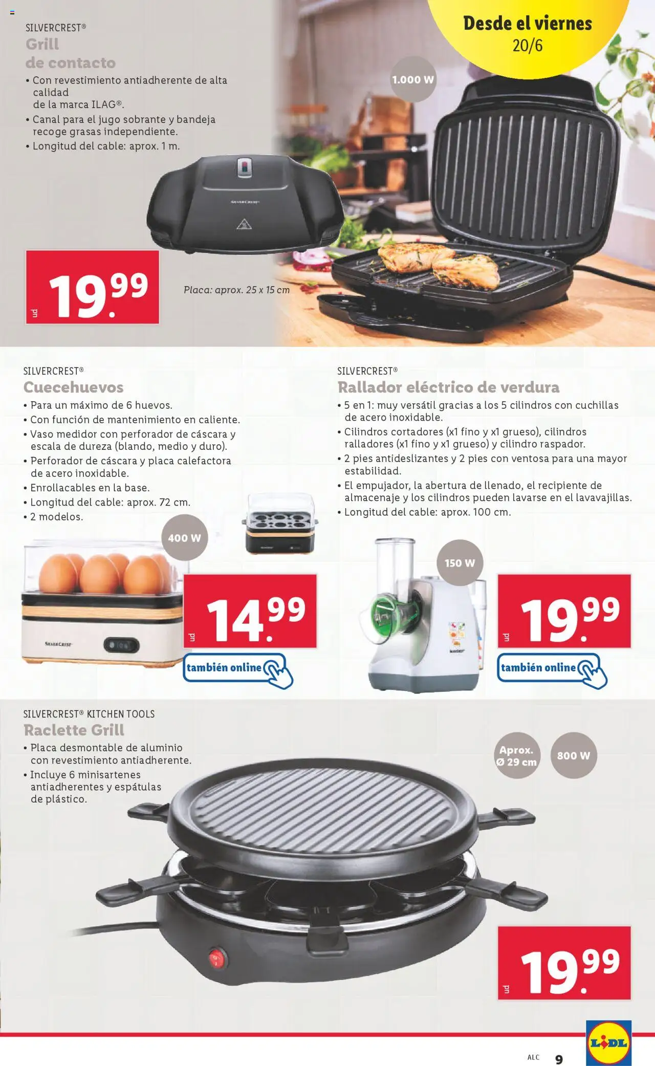 Lidl catálogo de bazar MAD │ válido desde el 16.06.2025 | Página: 15 | Productos: Jugo, Cable, Almacenaje, Bandeja