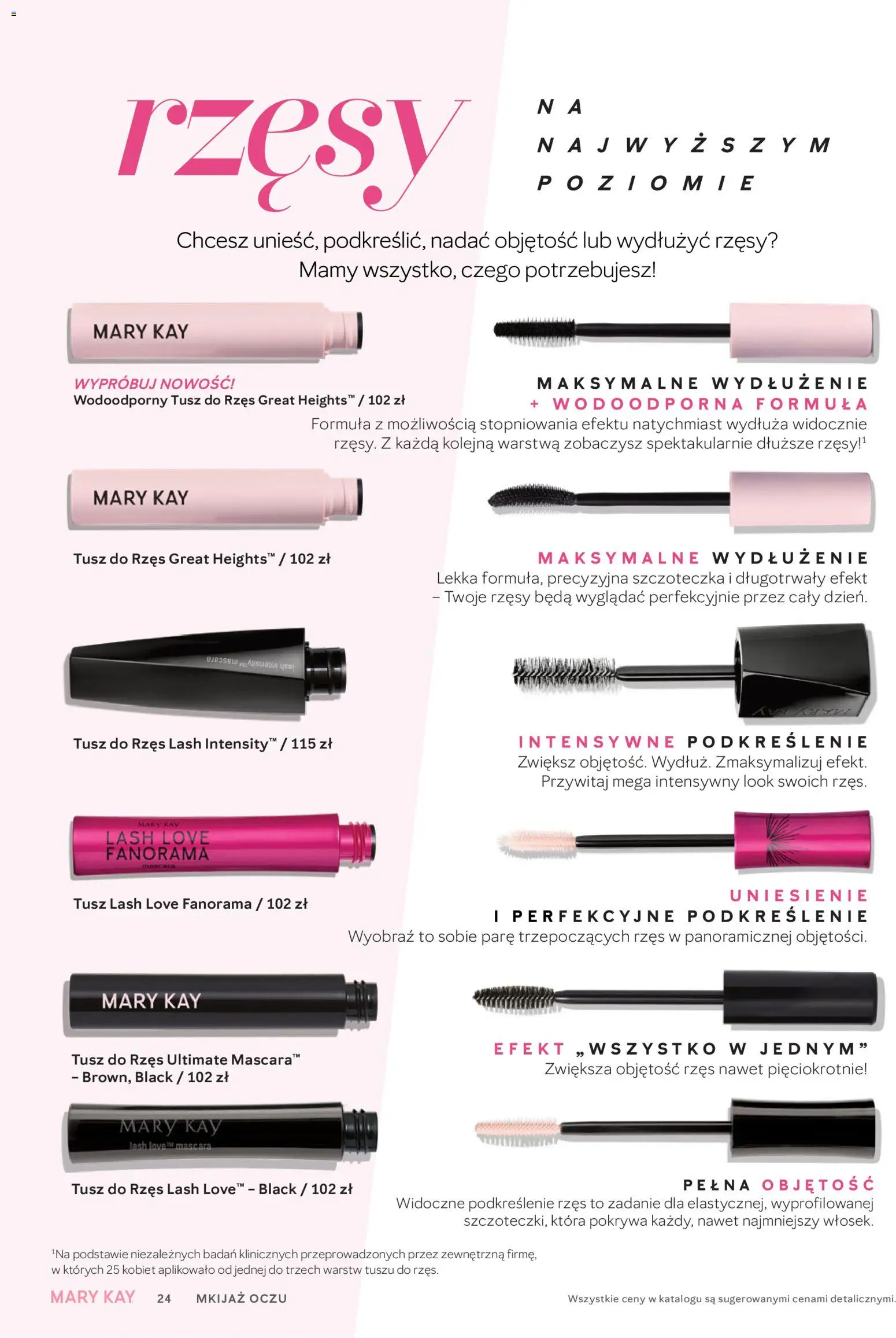 Mary Kay Katalog od 16.01.2026 | Strona: 24 | Produkty: Tusz do rzęs