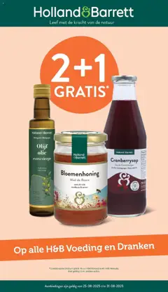 Holland & Barrett - Folder - Voorbeeld van een folder van Holland & Barrett, geldig van 25.08.2025