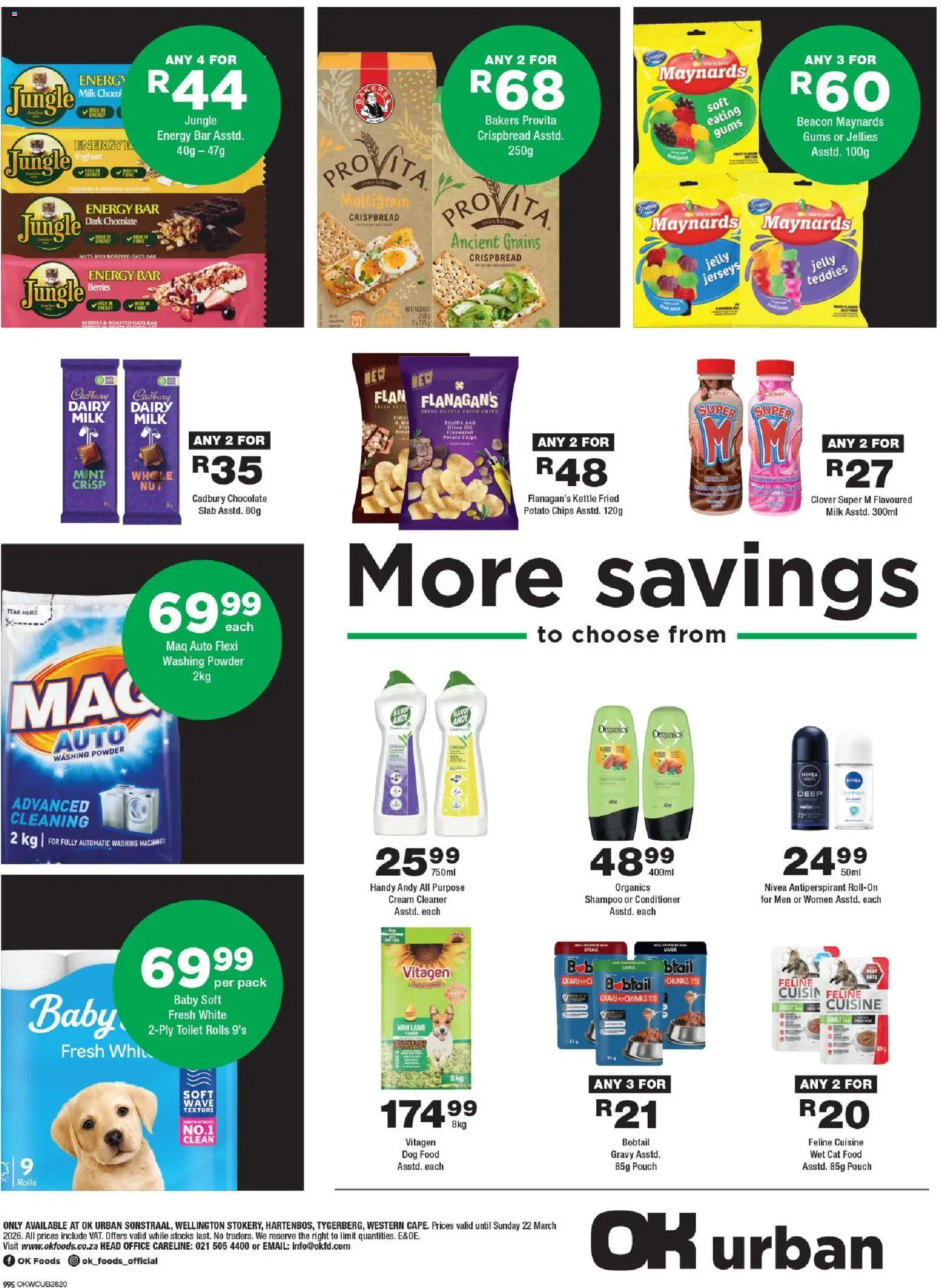 New OK Foods catalogue – valid from 11.03.2026 | Page: 4 | Products: Drone, Yoghurt, Chocolate, Conditioner