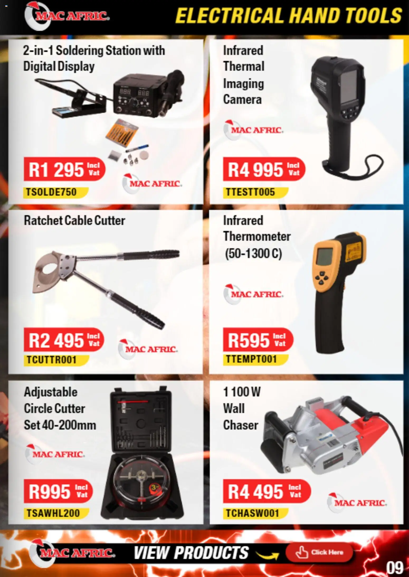 New Adendorff catalogue – valid from 01.01.2026 | Page: 11 | Products: Camera, Cable, Cutter, Thermometer