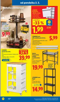 Lidl leták platný od 05.03.2026 | Strana: 91 | Produkty: Kovový regál, Svietidlá, Regál, Kuchyňa