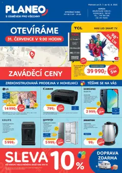 Náhled letáku Planeo Elektro leták od 31.07.2025