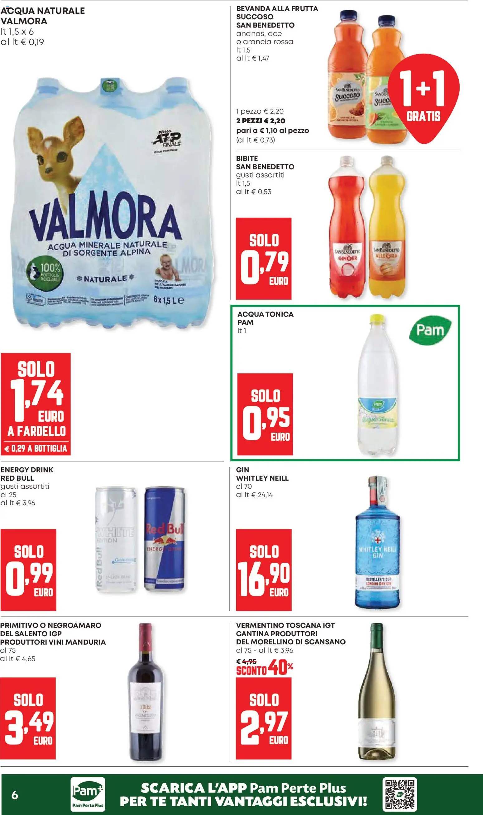 Volantino Panorama del 23.04.2026 | Pagina: 6 | Prodotti: Frutta, Acqua naturale, Bibite, Acqua minerale