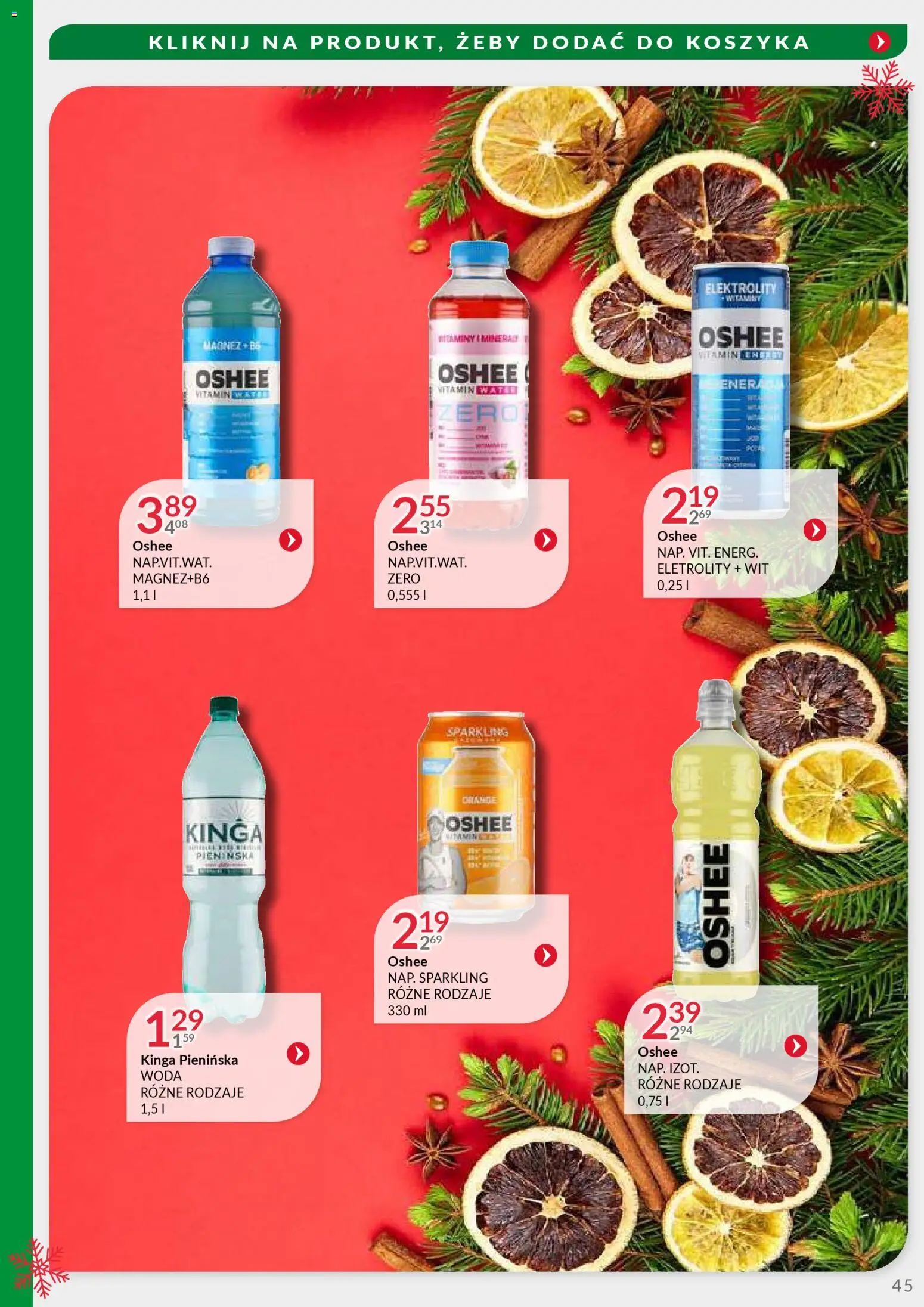 Eurocash Gazetka - Oferta Handlowa MR Południowy Wschód od 24.11.2025 | Strona: 45 | Produkty: Woda