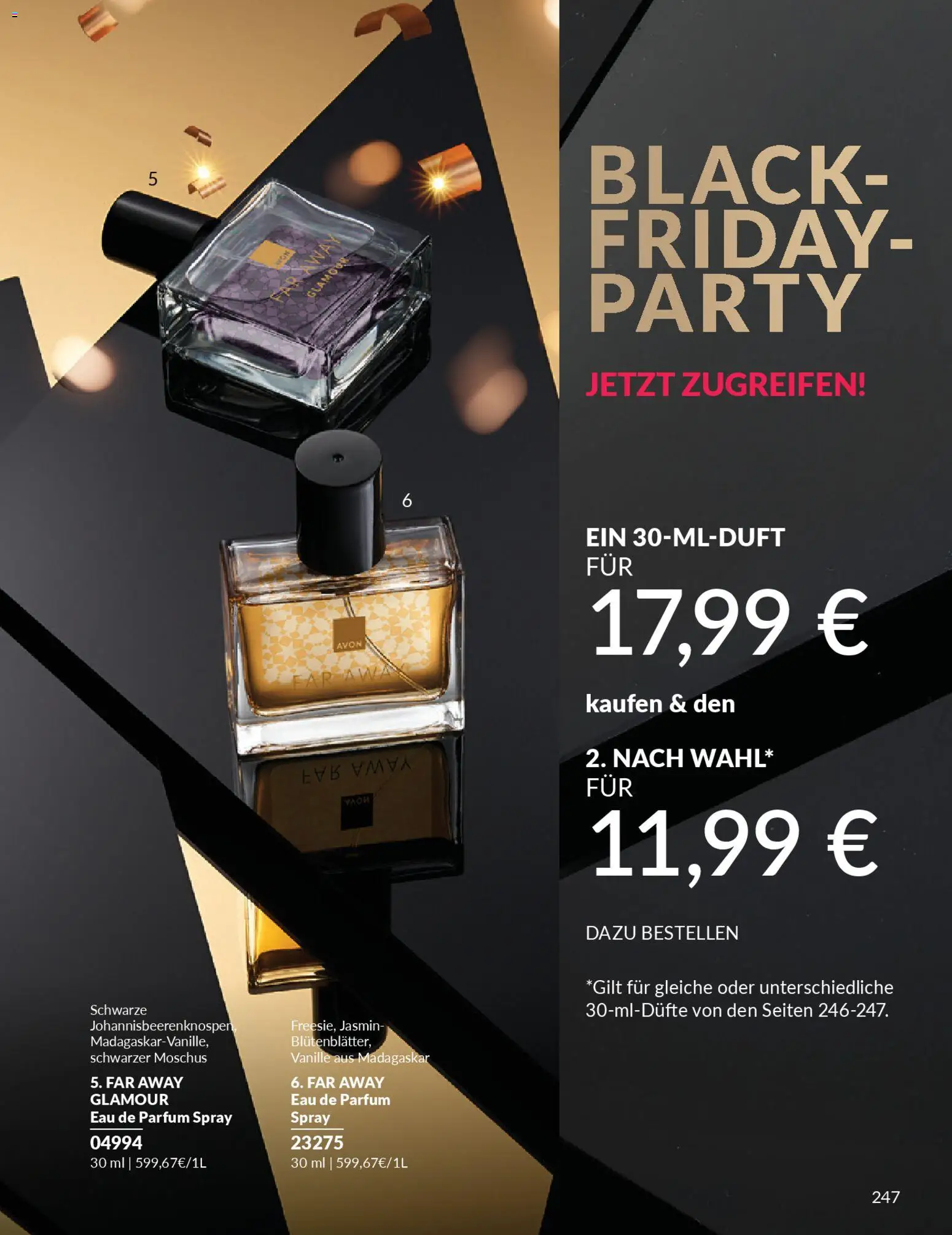 Avon - Black Friday – gültig ab 01.11.2025 | Seite: 249 | Produkte: Parfüm, Eau de Parfum