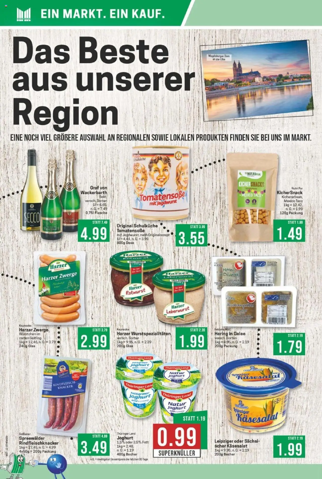 Marktkauf Prospekt 	 – gültig ab 08.09.2025 | Seite: 12 | Produkte: Joghurt, Sekt, Rindfleisch
